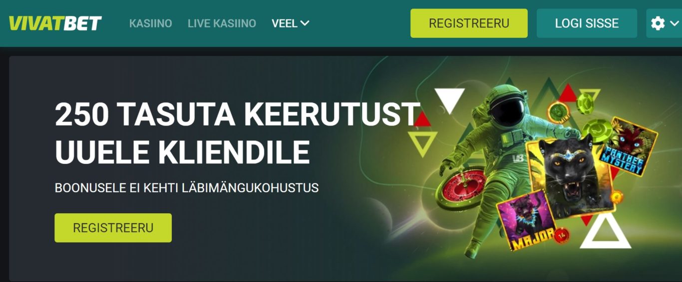 Kuidas saada Vivatbet bonus uustulnukatele?